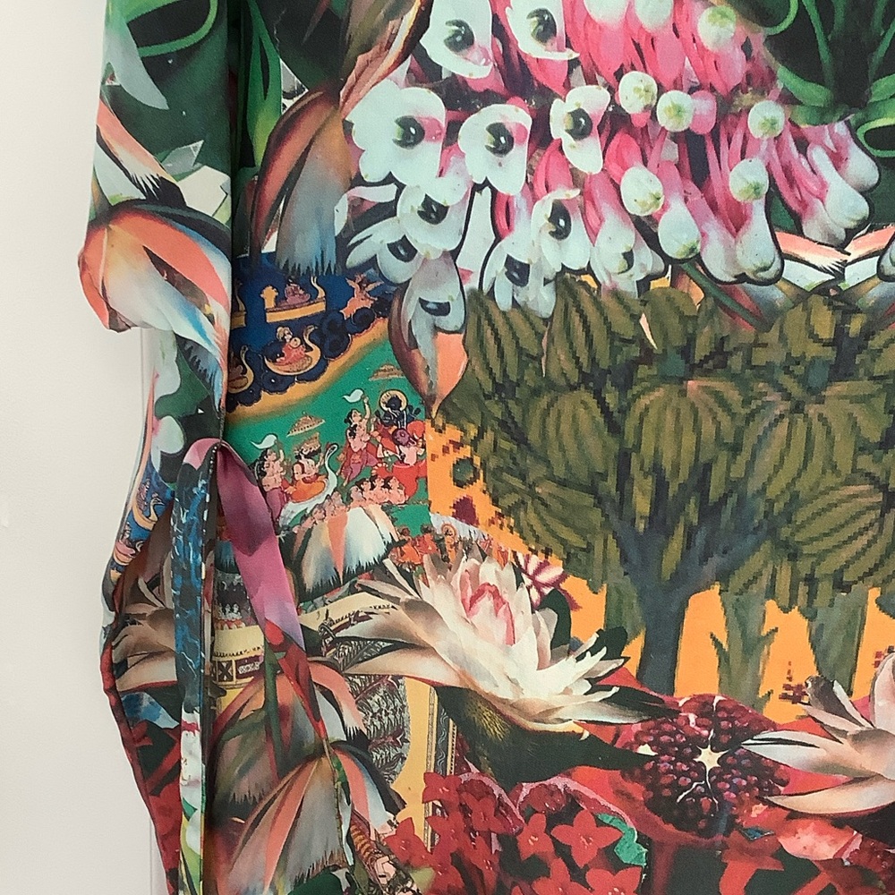 Issa London Multicolor Floral Tunic XL
